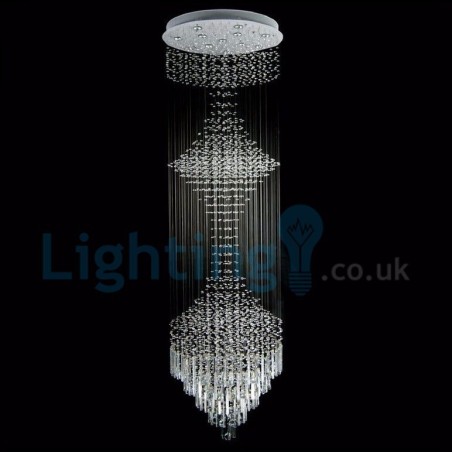 Modern Contemporary Chandelier Flush mount Pendant Fixture Crystal Rain Drop Light Modern Contemporary Chandelier Flush mount Pendant Fixture Crystal Rain Drop Light