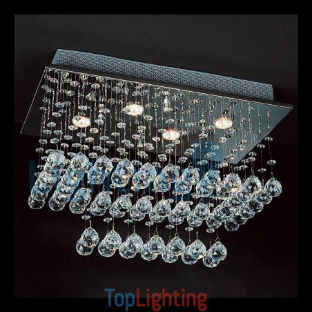 Modern Contemporary Chandelier Flush mount Pendant Fixture Crystal Rain Drop Light Modern Contemporary Chandelier Flush mount Pendant Fixture Crystal Rain Drop Light