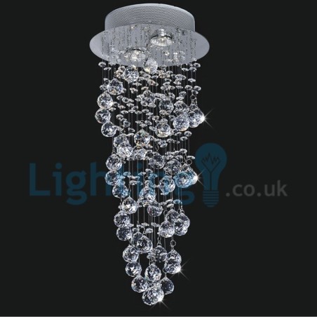 Modern Contemporary Chandelier Flush mount Pendant Fixture Crystal Rain Drop Light Modern Contemporary Chandelier Flush mount Pendant Fixture Crystal Rain Drop Light