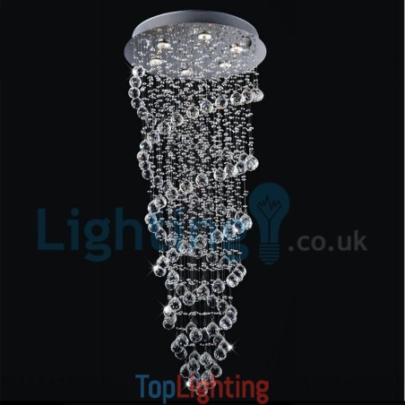 Modern Contemporary Chandelier Flush mount Pendant Fixture Crystal Rain Drop Light Modern Contemporary Chandelier Flush mount Pendant Fixture Crystal Rain Drop Light