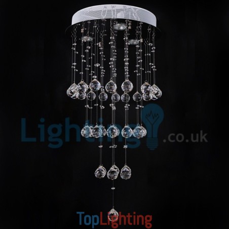 Modern Contemporary Chandelier Flush mount Pendant Fixture Crystal Rain Drop Light Modern Contemporary Chandelier Flush mount Pendant Fixture Crystal Rain Drop Light