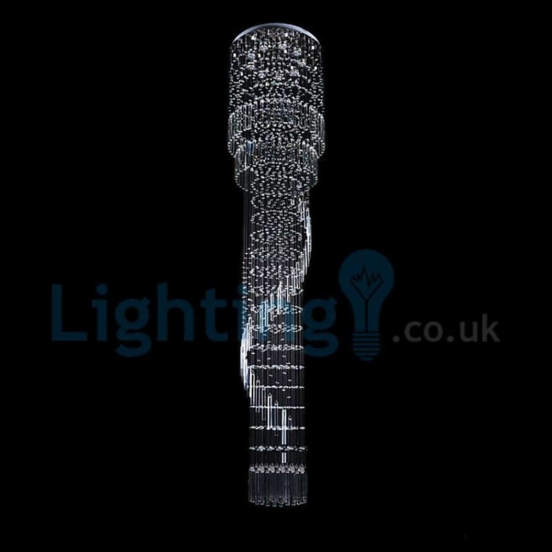 Modern Contemporary Chandelier Flush mount Pendant Fixture Crystal Rain Drop Light