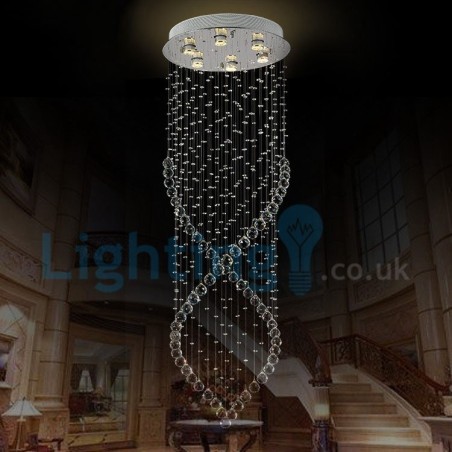 Modern Contemporary Chandelier Flush mount Pendant Fixture Crystal Rain Drop Light Modern Contemporary Chandelier Flush mount Pendant Fixture Crystal Rain Drop Light
