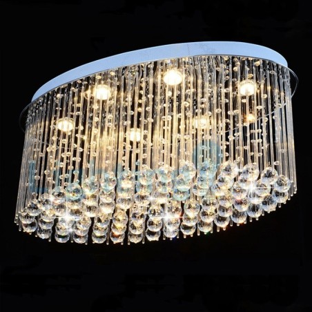 Modern Contemporary Chandelier Flush mount Pendant Fixture Crystal Rain Drop Light Modern Contemporary Chandelier Flush mount Pendant Fixture Crystal Rain Drop Light