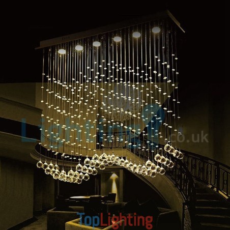 Modern Contemporary Chandelier Flush mount Pendant Fixture Crystal Rain Drop Light Modern Contemporary Chandelier Flush mount Pendant Fixture Crystal Rain Drop Light