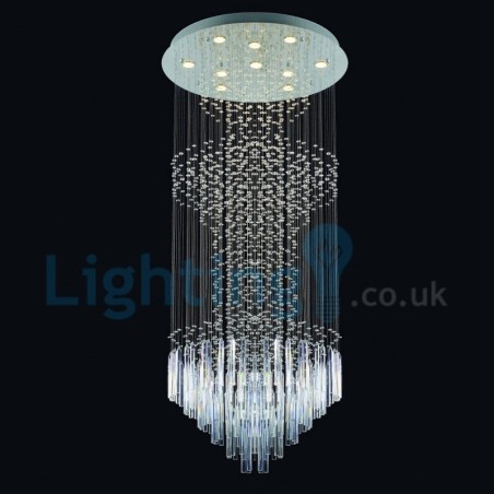 Modern Contemporary Chandelier Flush mount Pendant Fixture Crystal Rain Drop Light Modern Contemporary Chandelier Flush mount Pendant Fixture Crystal Rain Drop Light