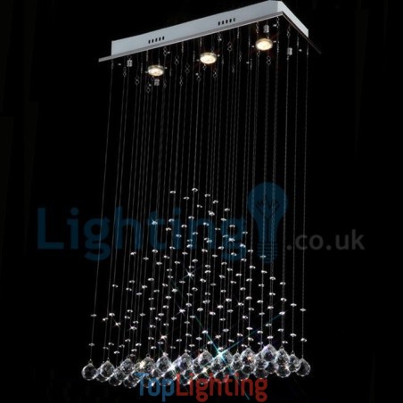 Modern Contemporary Chandelier Flush mount Pendant Fixture Crystal Rain Drop Light Modern Contemporary Chandelier Flush mount Pendant Fixture Crystal Rain Drop Light