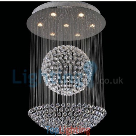 Modern Contemporary Chandelier Flush mount Pendant Fixture Crystal Rain Drop Light Modern Contemporary Chandelier Flush mount Pendant Fixture Crystal Rain Drop Light