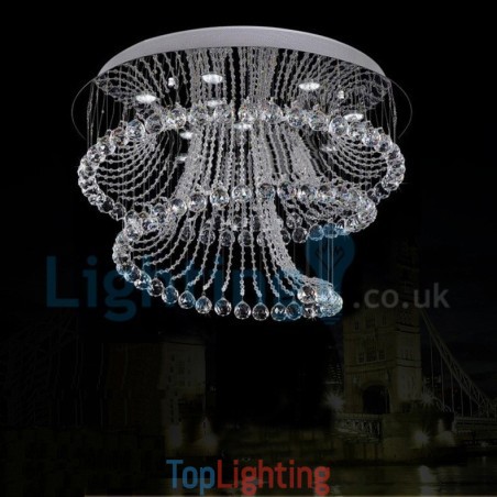 Modern Contemporary Chandelier Flush mount Pendant Fixture Crystal Rain Drop Light Modern Contemporary Chandelier Flush mount Pendant Fixture Crystal Rain Drop Light