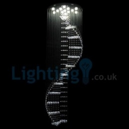 Modern Contemporary Chandelier Flush mount Pendant Fixture Crystal Rain Drop Light