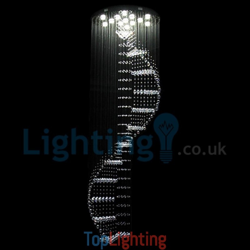 Modern Contemporary Chandelier Flush mount Pendant Fixture Crystal Rain Drop Light