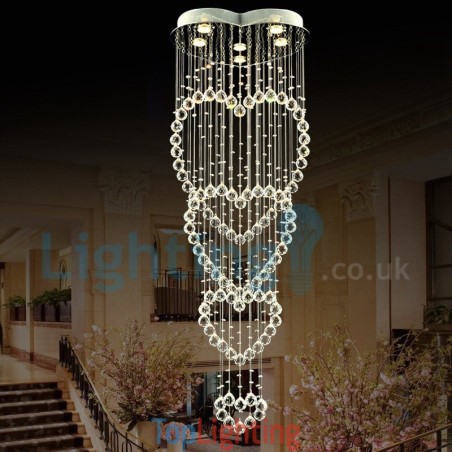 Modern Contemporary Chandelier Flush mount Pendant Fixture Crystal Rain Drop Light Modern Contemporary Chandelier Flush mount Pendant Fixture Crystal Rain Drop Light