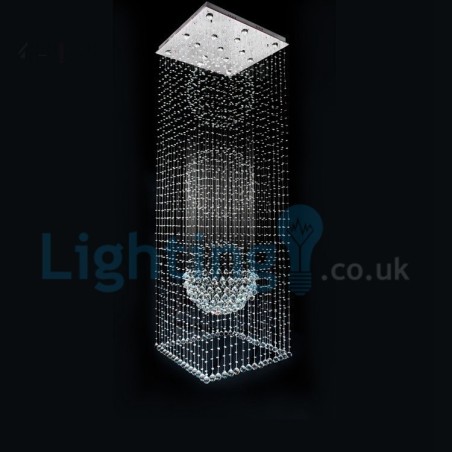 Modern Contemporary Chandelier Flush mount Pendant Fixture Crystal Rain Drop Light Modern Contemporary Chandelier Flush mount Pendant Fixture Crystal Rain Drop Light