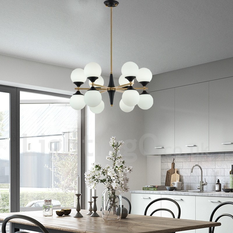 Nordic 12 Bulb Lighting Chandelier Lights Magic Bean Lamp Creative Lamps