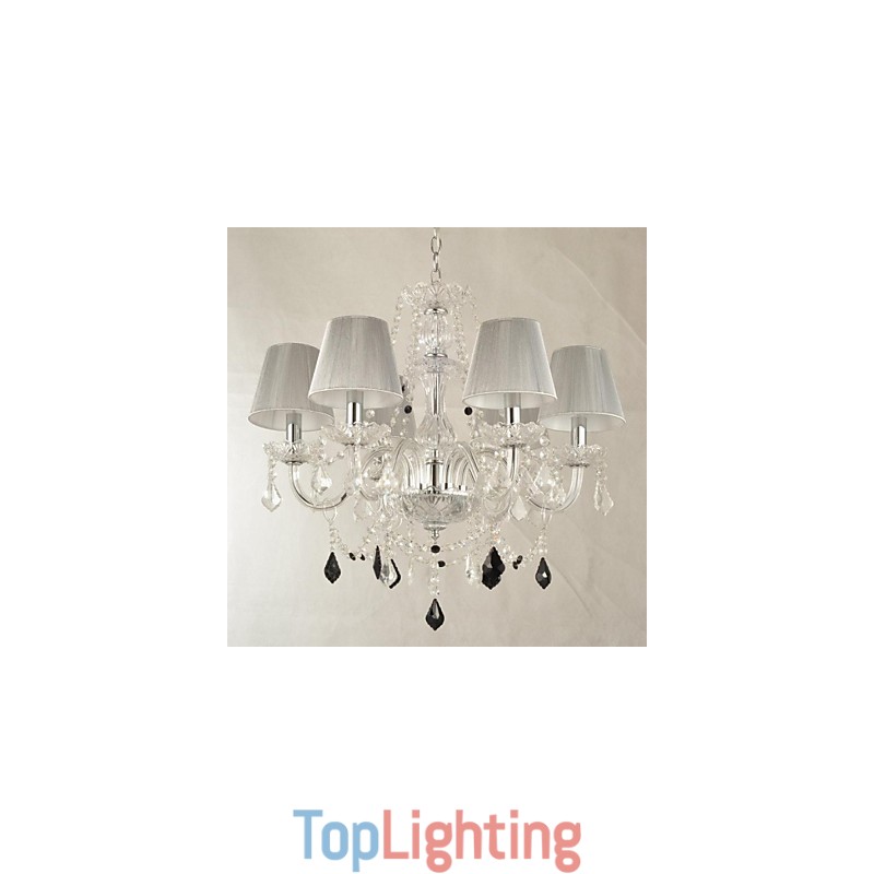 Chandelier Crystal Luxury Modern 1 Tiers Living 6 Lights