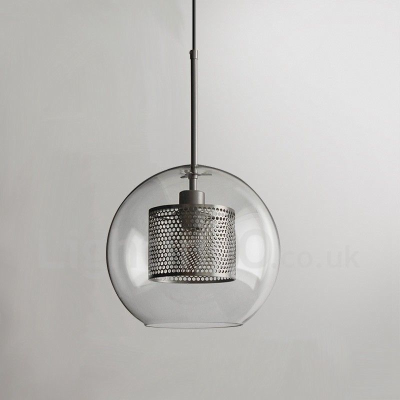 Modern Minimalist Nordic Style Decoration Cafe Glass Ball Single Head Pendant Light