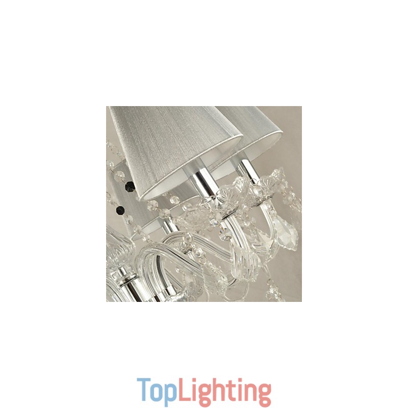 Chandelier Crystal Luxury Modern 1 Tiers Living 6 Lights