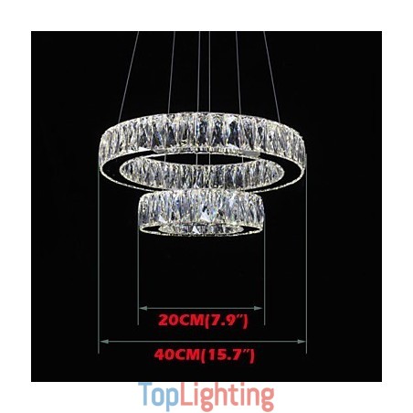 Crystal Chandelier Lights Modern Lighting Two Rings D2040 K9 Large Crystal Home Ceiling Light Fixtures Crystal Chandelier Lights Modern Lighting Two Rings D2040 K9 Large Crystal Home Ceiling Light Fixtures