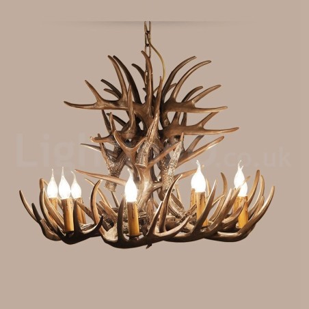 9 Light Rustic Artistic Retro Antler Chandelier 9 Light Rustic Artistic Retro Antler Chandelier
