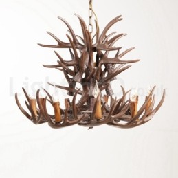 9 Light Rustic Artistic Retro Antler Chandelier