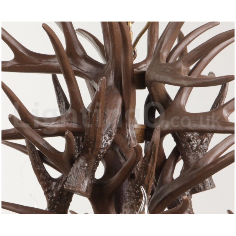 9 Light Rustic Artistic Retro Antler Chandelier