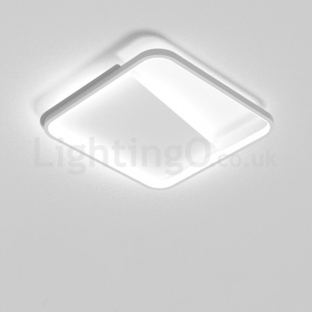 Modern Minimalist Ultra thin 5cm Aluminum Square Flush Mount Ceiling Lights Modern Minimalist Ultra thin 5cm Aluminum Square Flush Mount Ceiling Lights