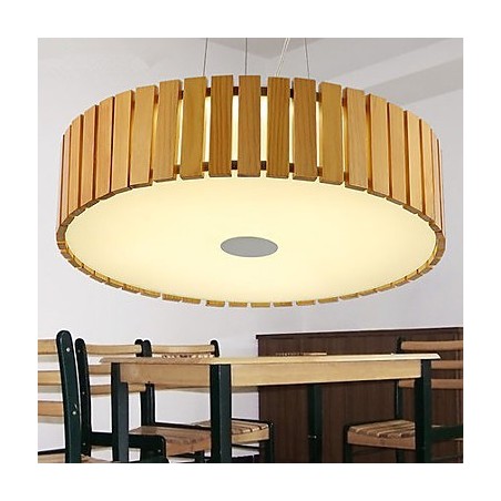 Chandelier Mini Style Lantern Wood Bamboo Chandelier Mini Style Lantern Wood Bamboo