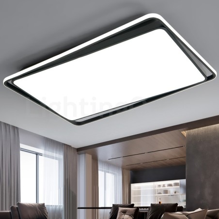 Modern Fashion Black White Rectangle Flush Mount Ceiling lamp Modern Fashion Black White Rectangle Flush Mount Ceiling lamp