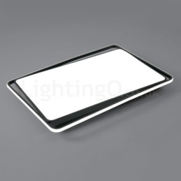 Modern Fashion Black White Rectangle Flush Mount Ceiling lamp