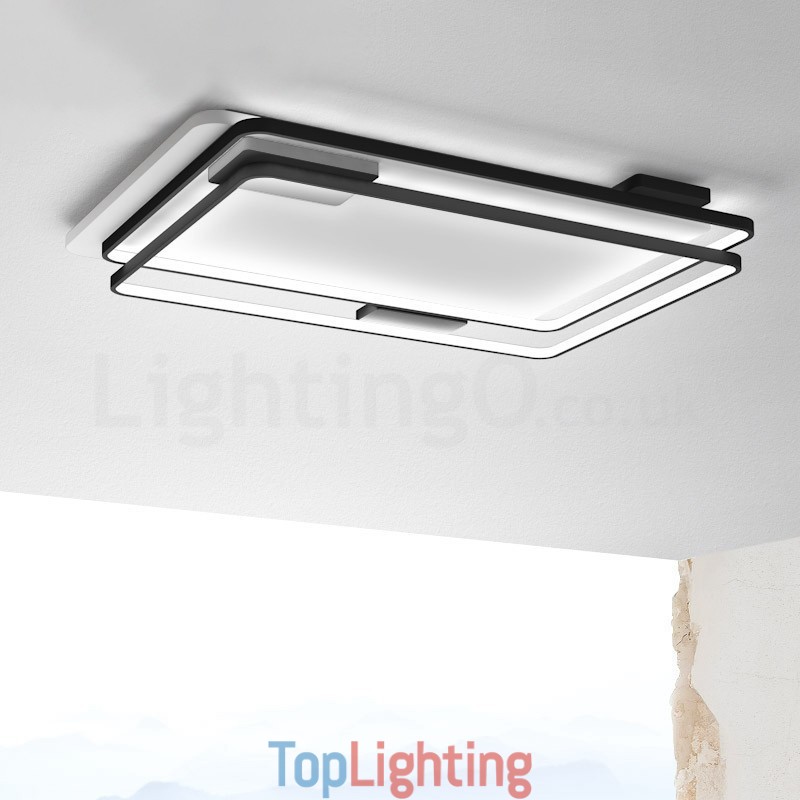 Modern Exquisite Flush Mount Ceiling Lights with Acrylic Shade Lamp