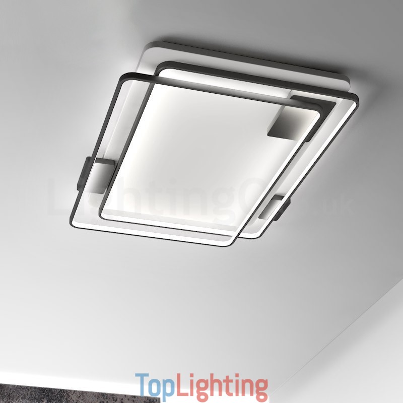 Modern Exquisite Flush Mount Ceiling Lights with Acrylic Shade Lamp