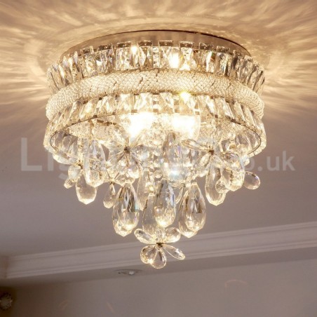 Cheap Modern 40CM Round Flush Mount Crystal Ceiling Lights Cheap Modern 40CM Round Flush Mount Crystal Ceiling Lights