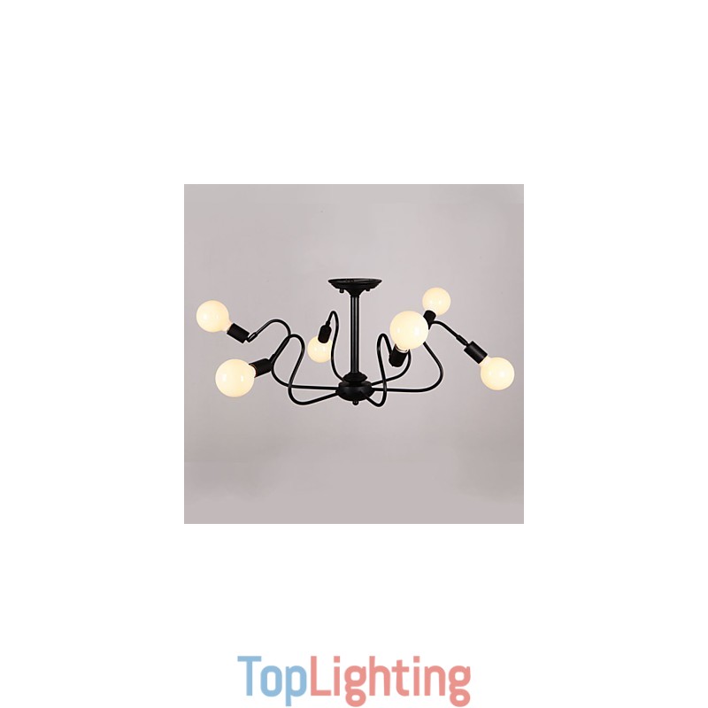 Loft American Vintage Ceiling Light Fashion Lights Lights Iron Ceiling Lamp