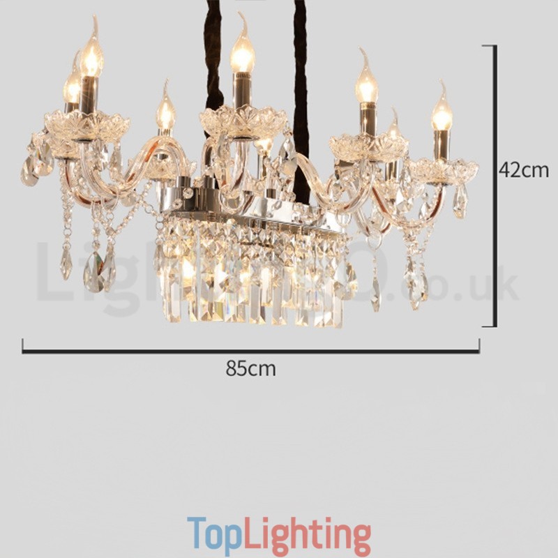 Contemporary Creative Candle Crystal Chandelier