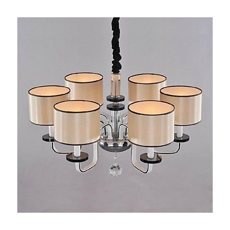 Modern Contemporary Crystal Chrome Metal Chandelier Modern Contemporary Crystal Chrome Metal Chandelier