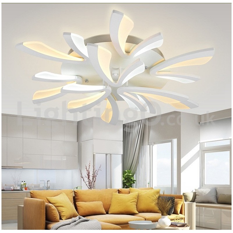 Newest 9 Lights Affordable Modern Flush Mount Ceiling Lights