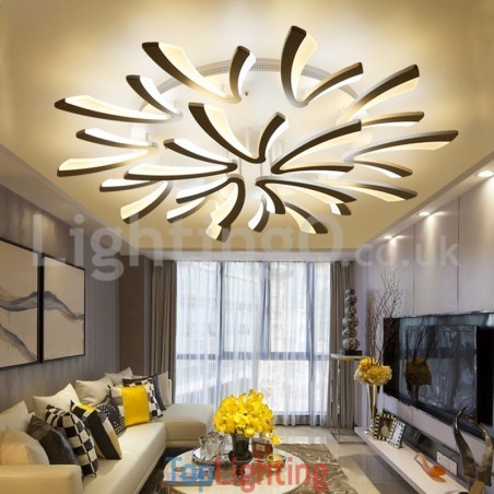 Personality 15 Lights Elegant Modern Flush Mount Ceiling Lights Personality 15 Lights Elegant Modern Flush Mount Ceiling Lights