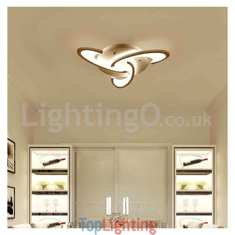 3 Bulbs Modern Flush Mount Ceiling Lights