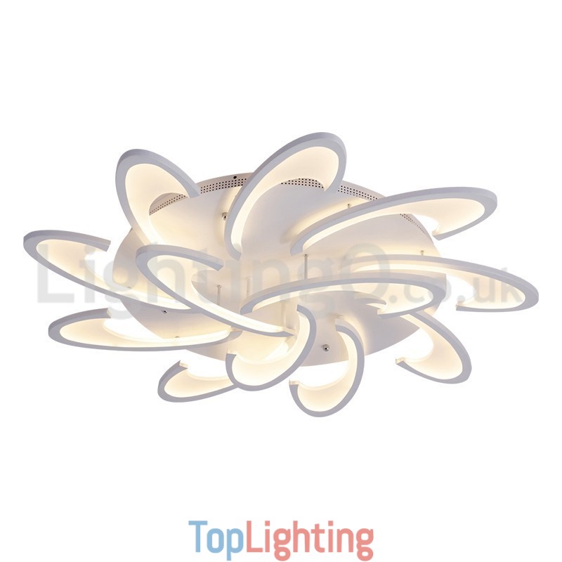 Discount 12 Bulbs Contemporary Flush Mount Ceiling Lights