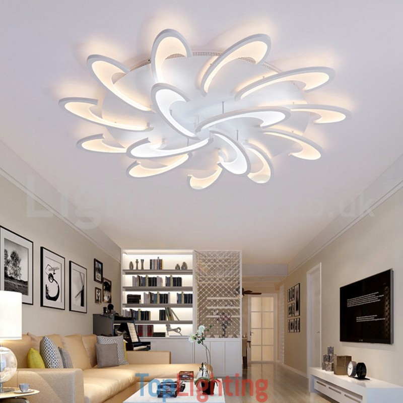 Discount 15 Bulbs Contemporary Flush Ceiling Lights