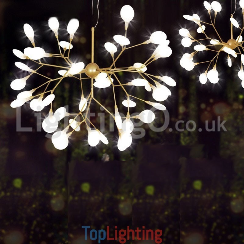 Post modern Fireflies Chandelier