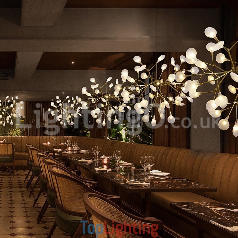 Post modern Fireflies Chandelier