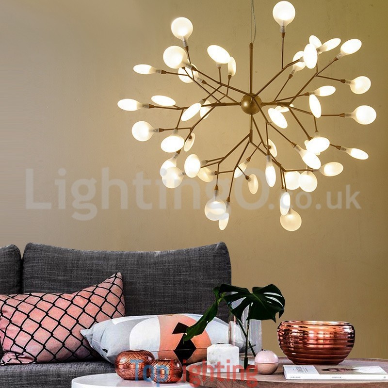 Post modern Fireflies Chandelier