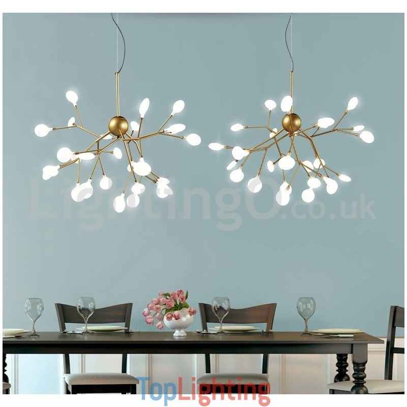 Post modern Fireflies Chandelier