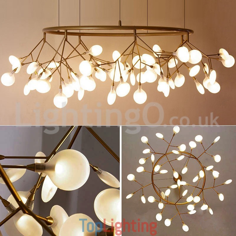 Luxury Post modern Round Fireflies Chandelier