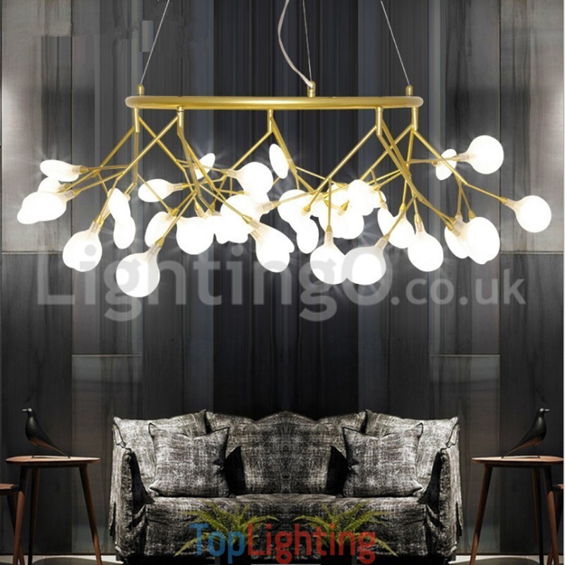 Luxury Post modern Round Fireflies Chandelier