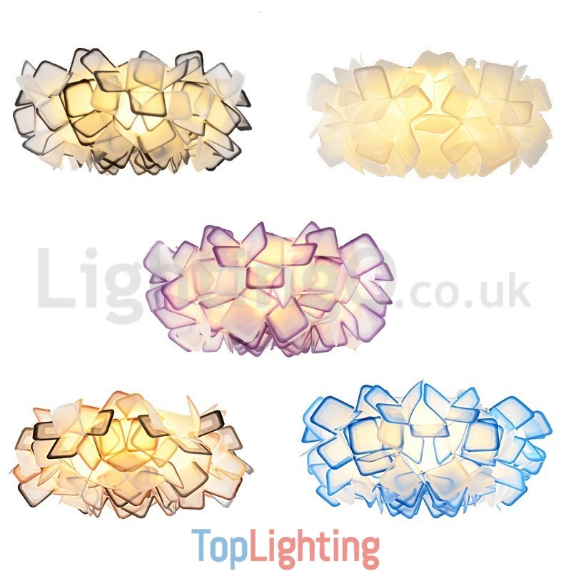 Modern Light Source Three Color Switching Flush Mount Ceiling Lights