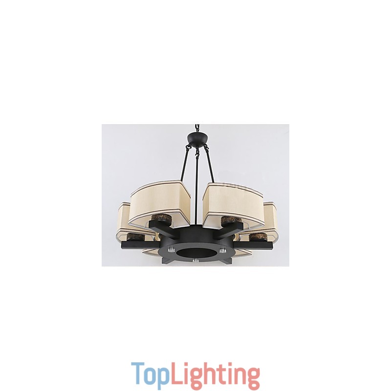 The Chinese Style Chandelier Iron Copper Imitation Air Lamps