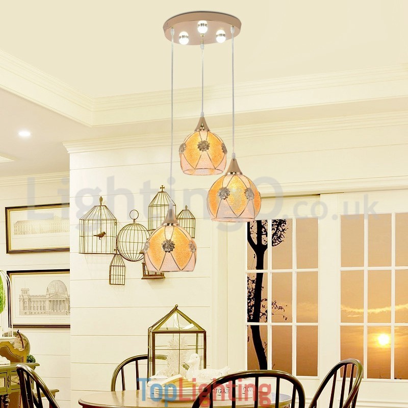 Cheap 1 Light 3 Lights Modern Pendant Light