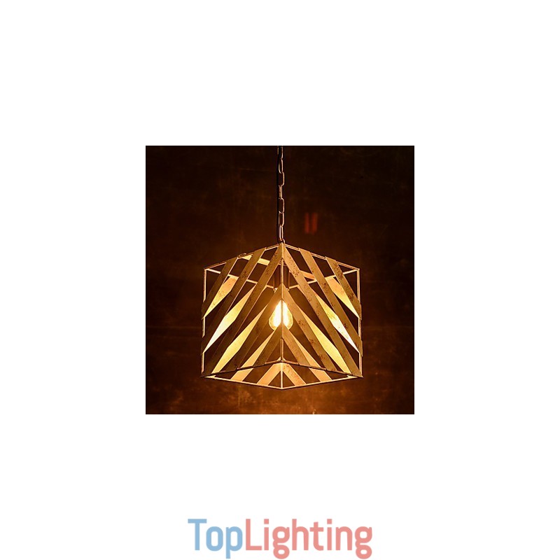 Retro Iron Lamp Modern Minimalist Industrial Style Chandelier